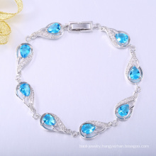 New security anti-static white gold plated bracelets christmas gift